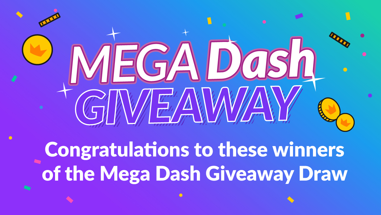 Mega Dash Giveaway Winner