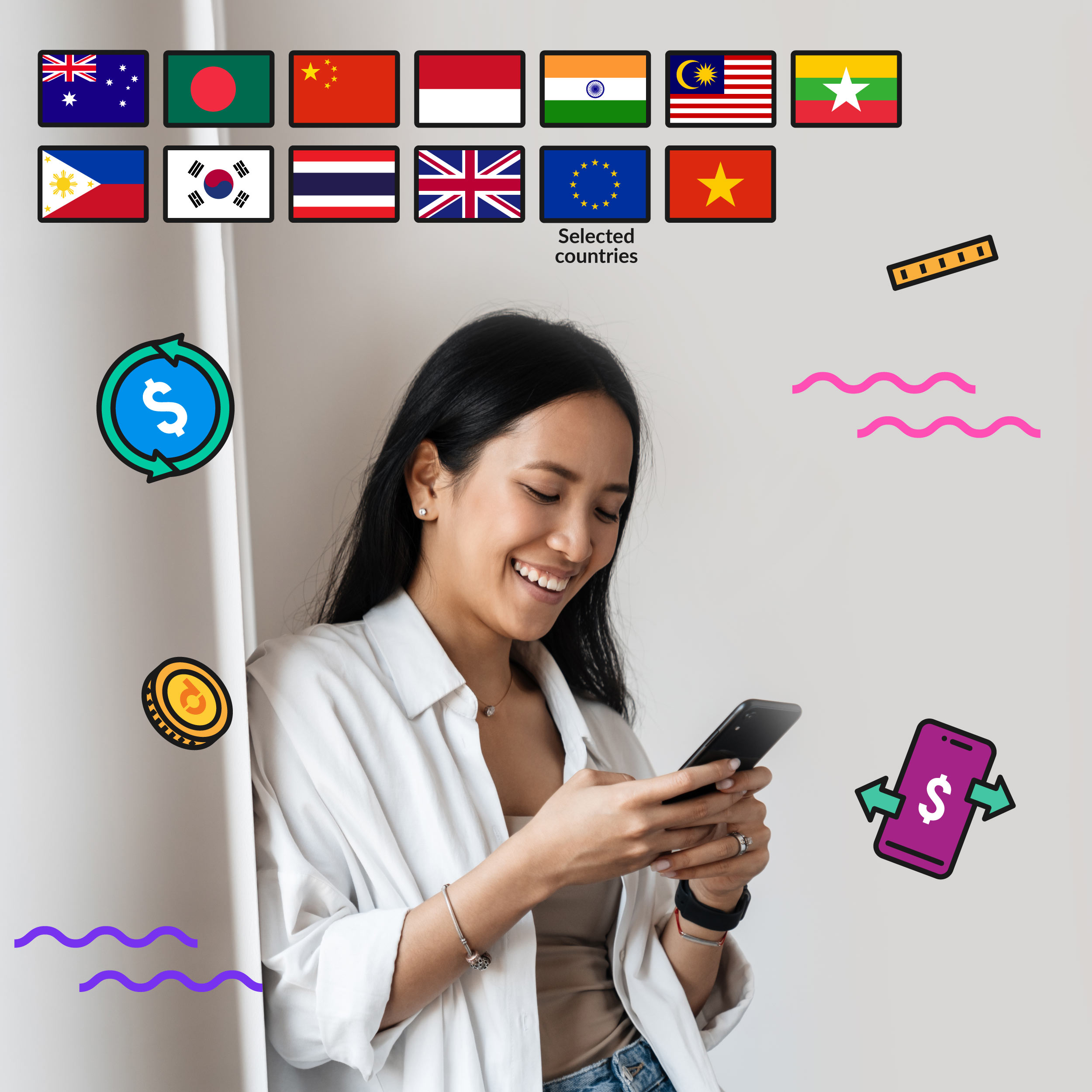 Make fast, easy, safe remittance with your phone