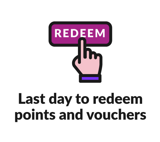 reward points and redeemed vouchers