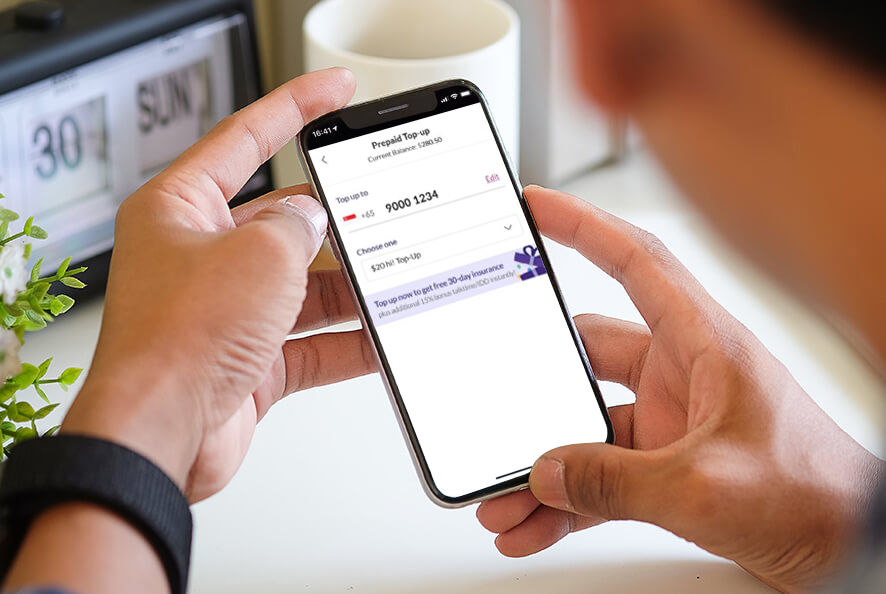 Instant top-ups at your fingertips
